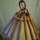 Vintage 60s rattan pendant light
