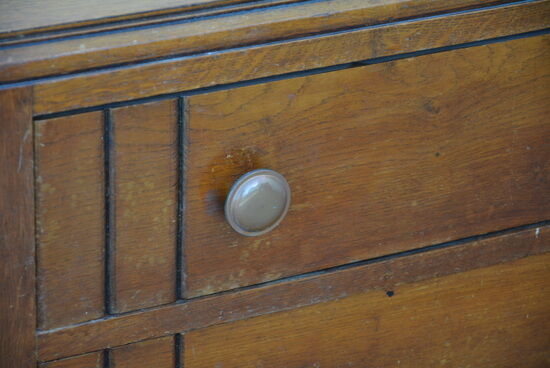 1960s chest of drawers wooden varnish