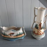 Vase and planter M W