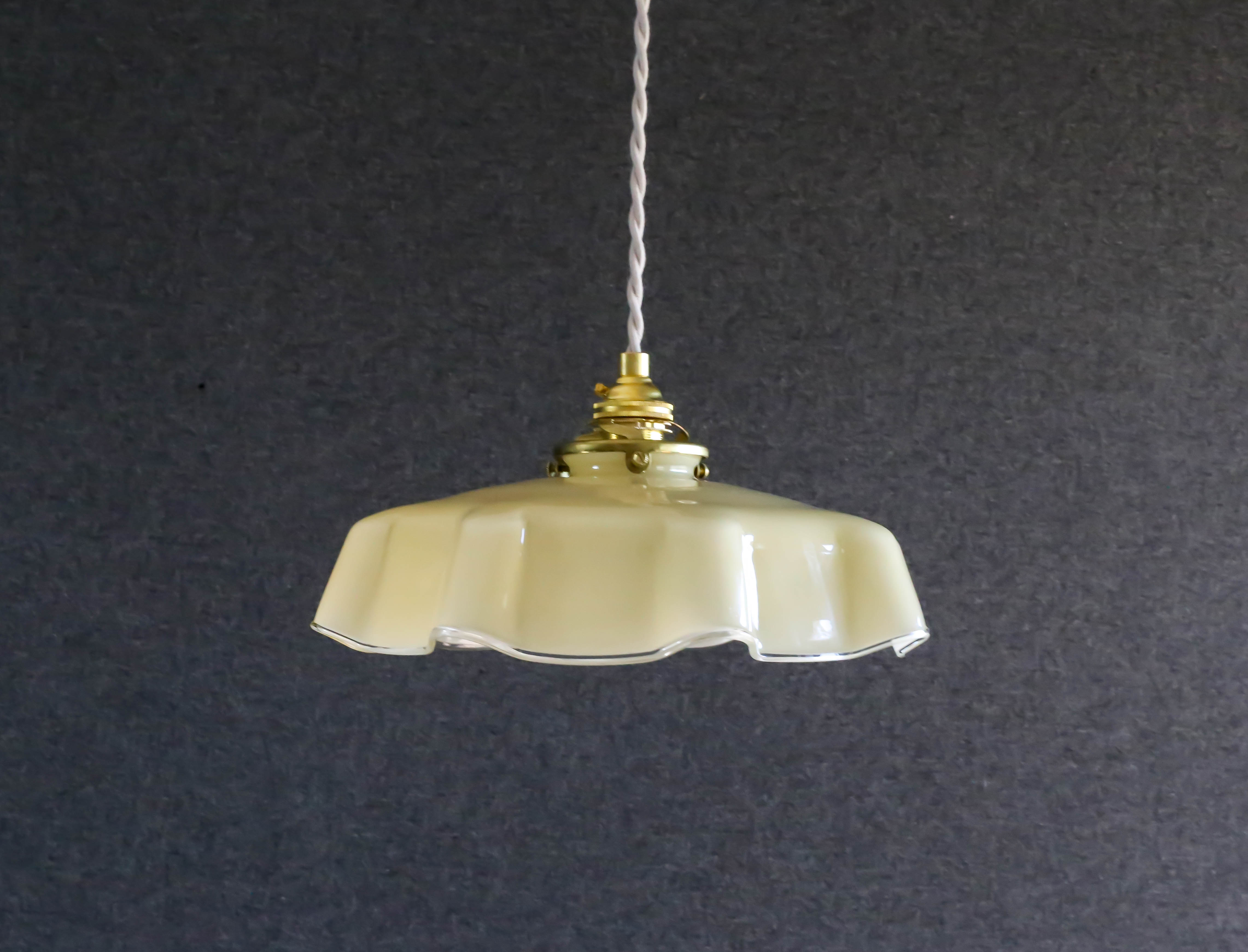 French hanging lamp circa 1950