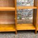 Bamboo cabinet woven and modular pine vintage 1960