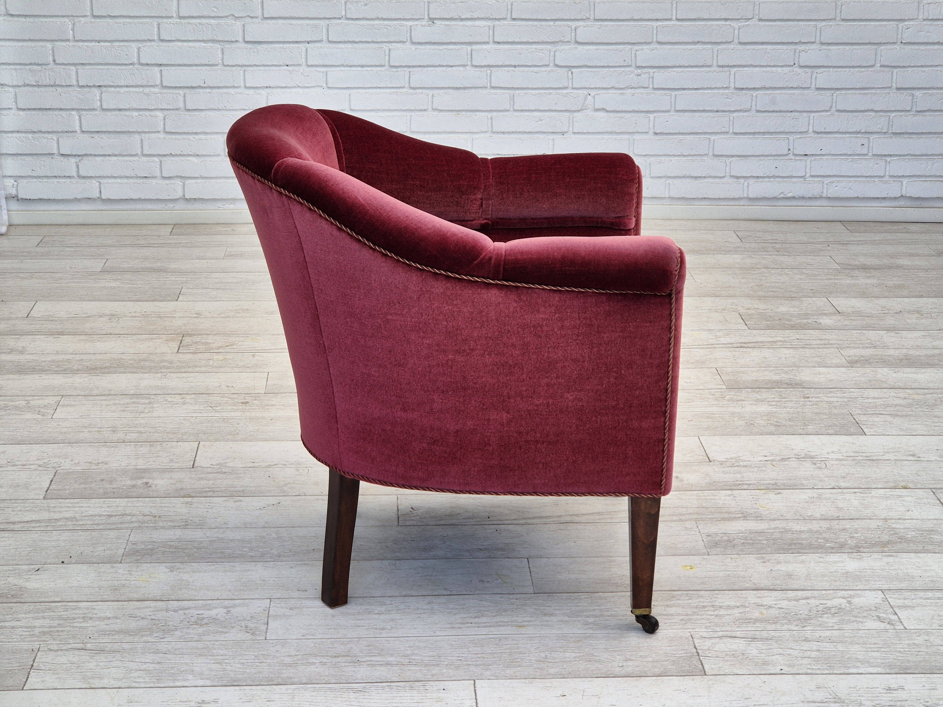 1950s, Danish lounge chair