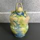 Yellow floral decoration water bottle