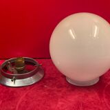 Ceiling lamp chandelier globe ball glass opaline