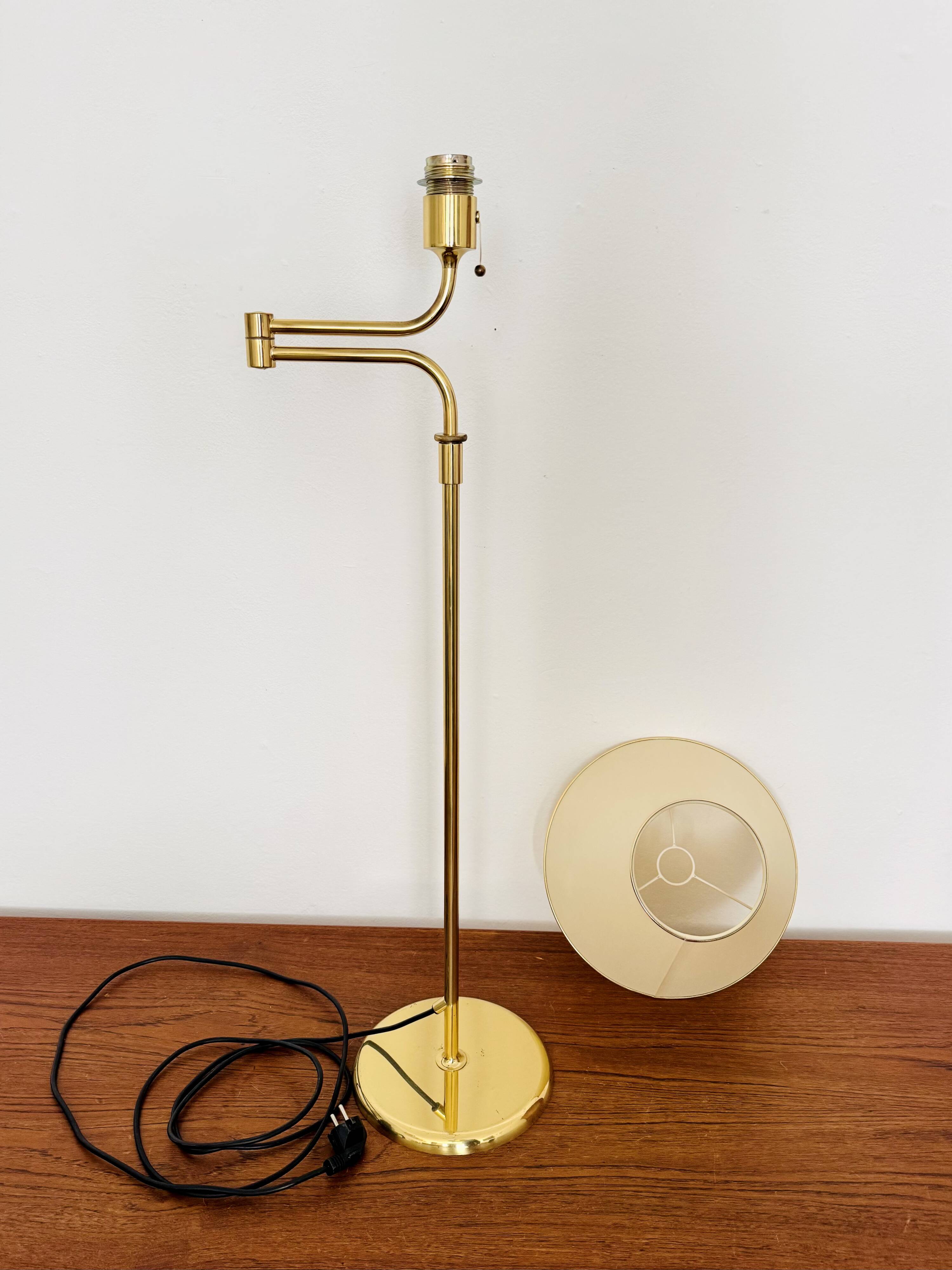 1970s brass lesan floor lamp by florian schulz