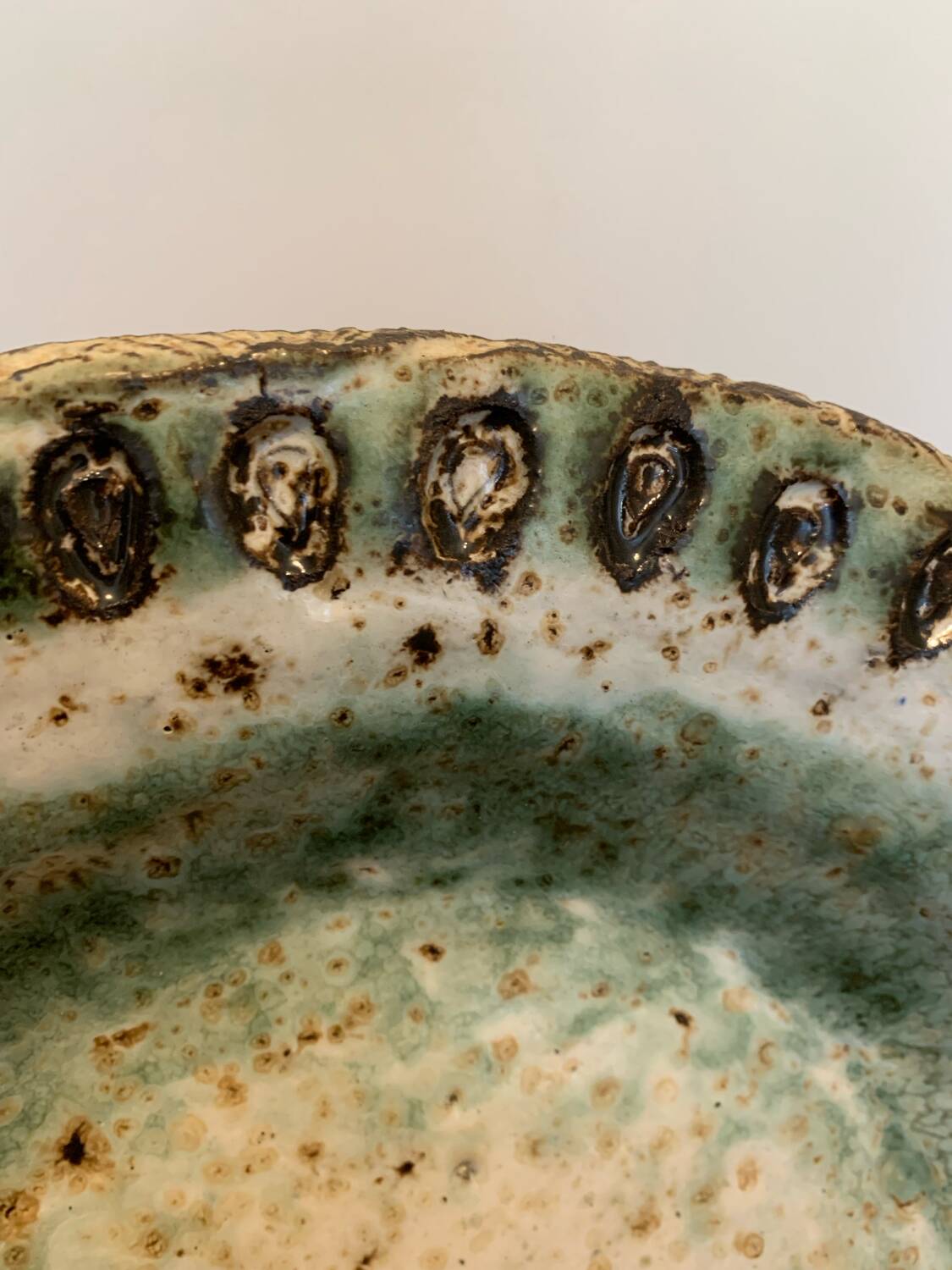 Plat Albert Thiry Vallauris Céramique Circa 1950