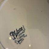 Set of 5 flat plates Saint Amand Terre de Fer