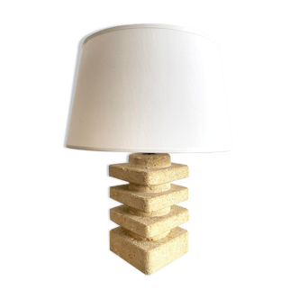 Lampe en pierre Albert Tormos 1970