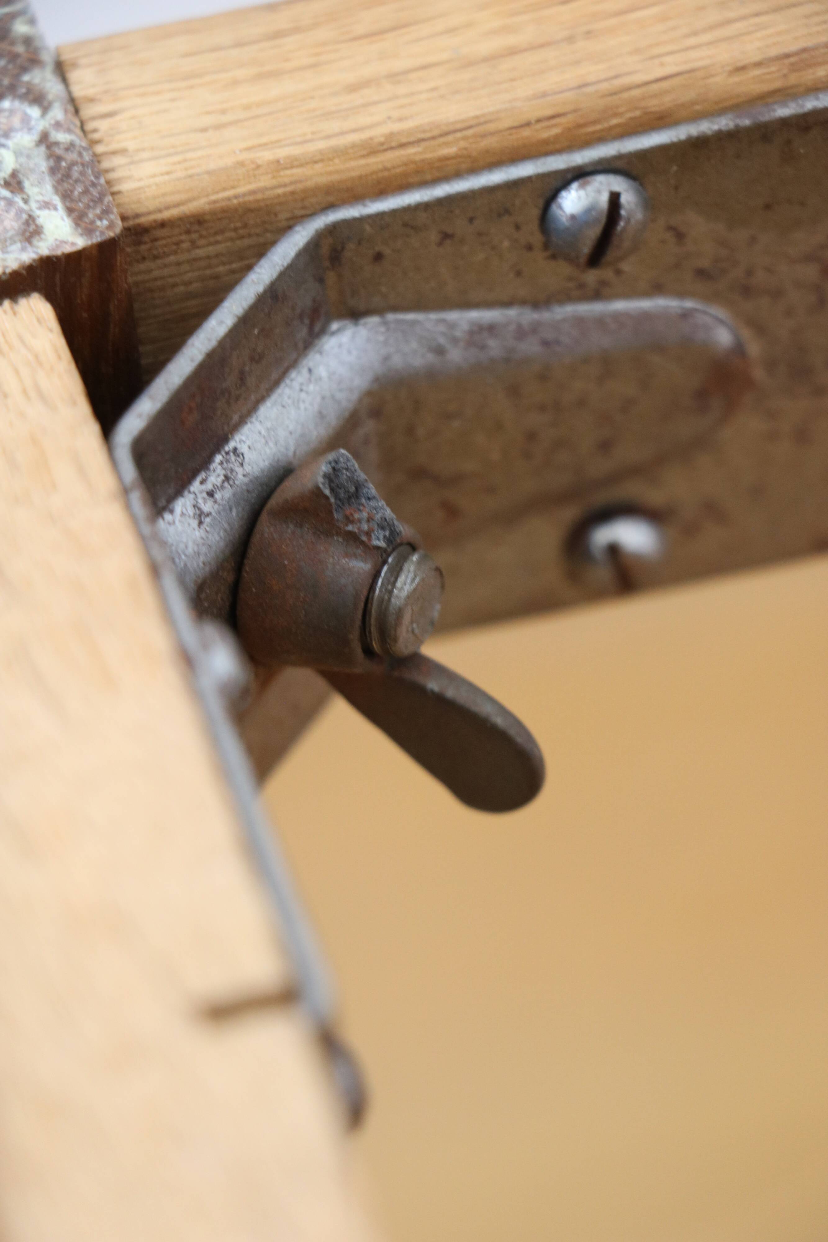 Entrance bench, Scandinavian modular telephone bench, teak, 1960