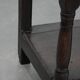 Table d'appoint/commode anglaise ancienne du XVIIIe siècle en chêne