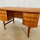 Vintage retro danish mid century teak desk 1960s