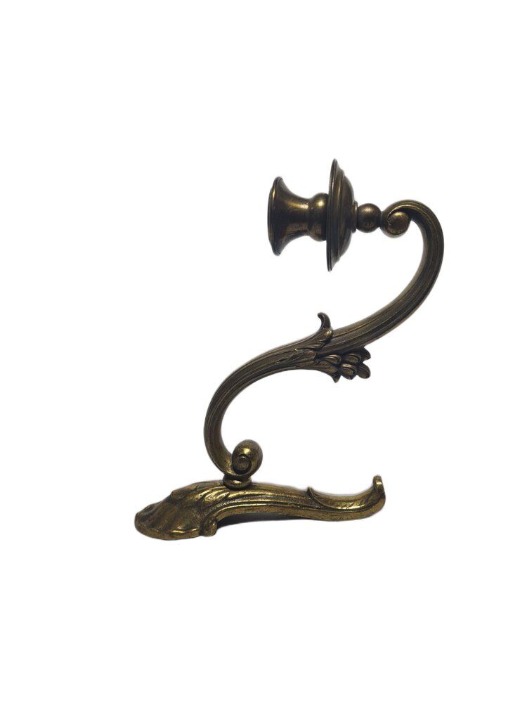 Antique bronze wall lamp, Germany, 1900s