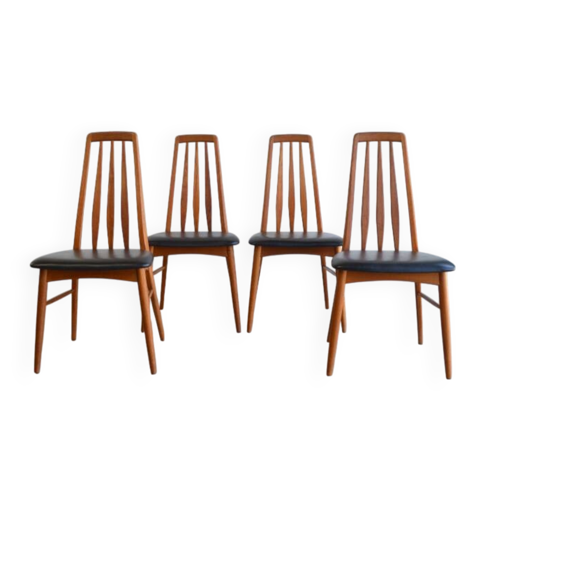 Set of four Danish chairs by Niels Koefoed.
