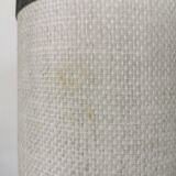 Floor lamp seventies totem, chrome and suede