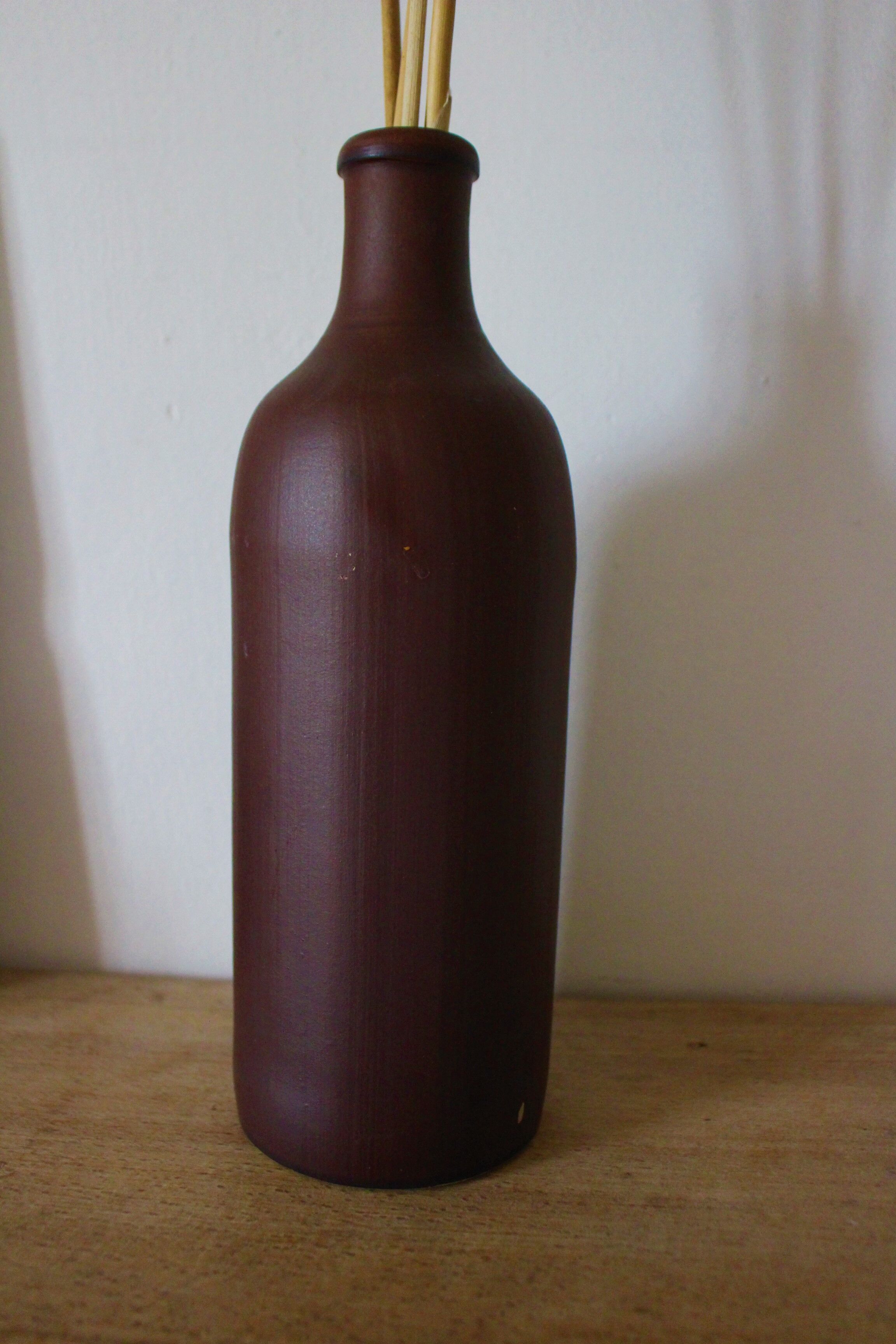 Bottle vintage sandstone brown m.k.m 0.7 l
