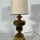 Vintage Large Italian Solid Brass table lamp from 50s
