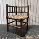 Chaise d’angle en tapisserie