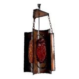 Suspension, Potiers d'Accolay, Patinated Copper and Fractal Resin, Circa 1970
