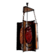 Suspension, Potiers d'Accolay, Patinated Copper and Fractal Resin, Circa 1970