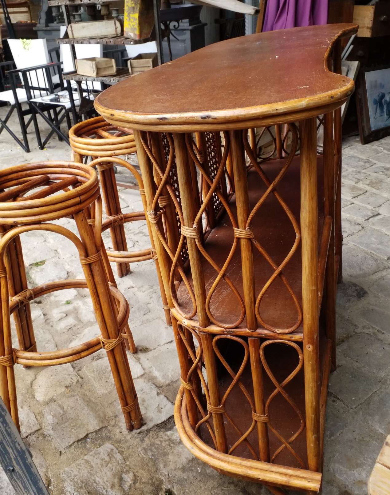 Bamboo bar