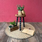 Wooden tripod stool