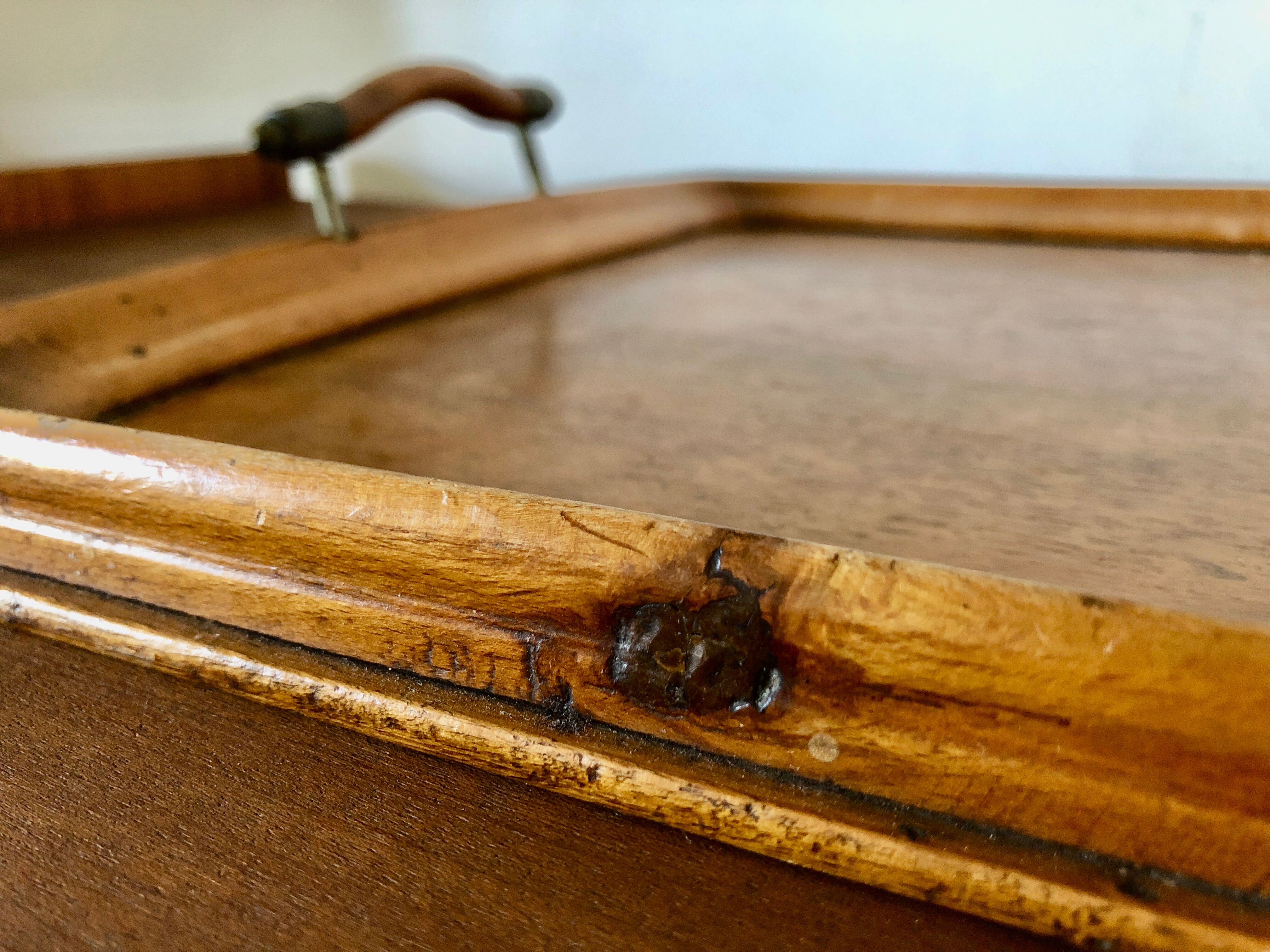 Wooden service tray 1960