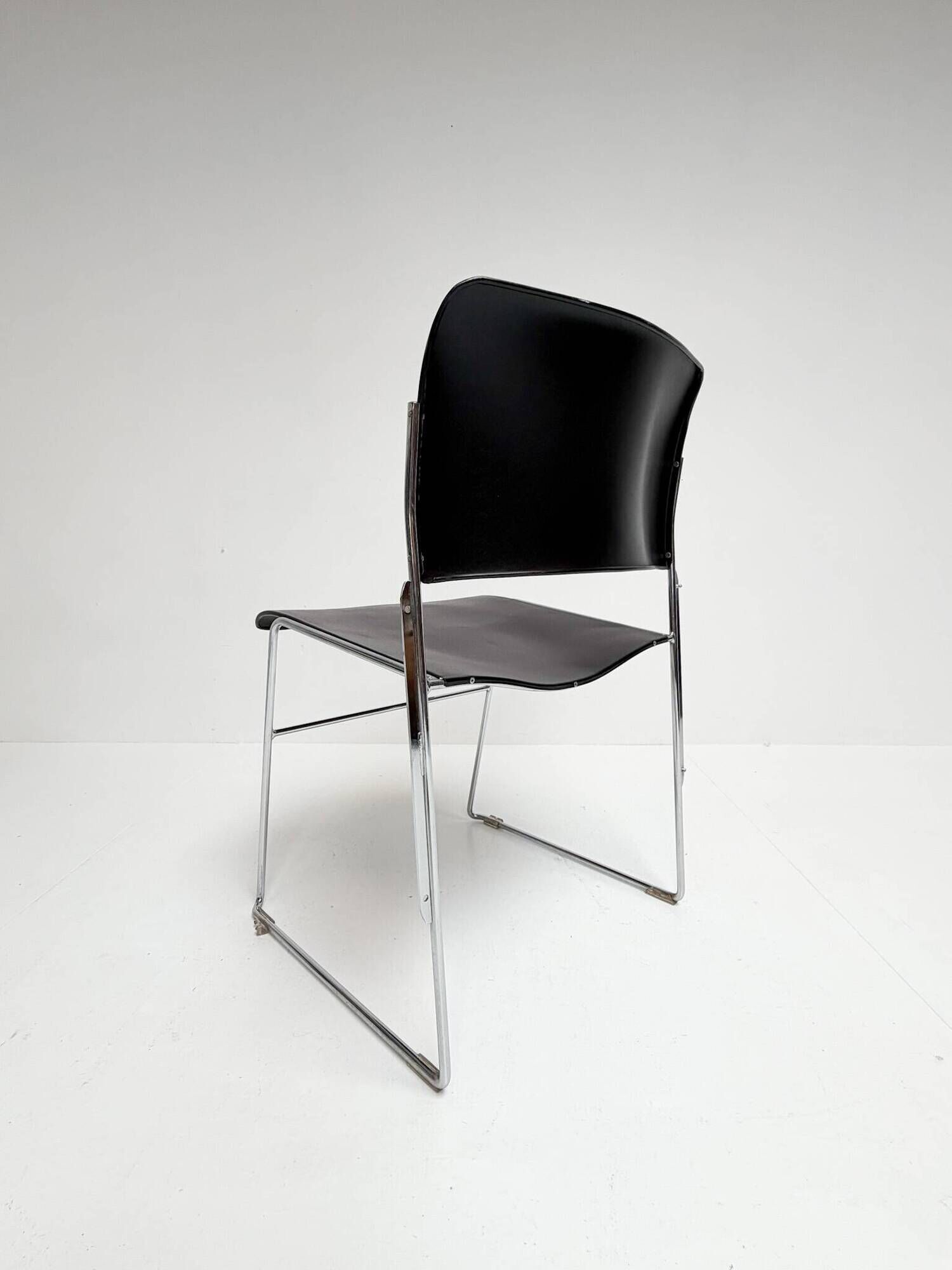 Set of 6 stacking chairs by David Rowland for HOWE, 1968