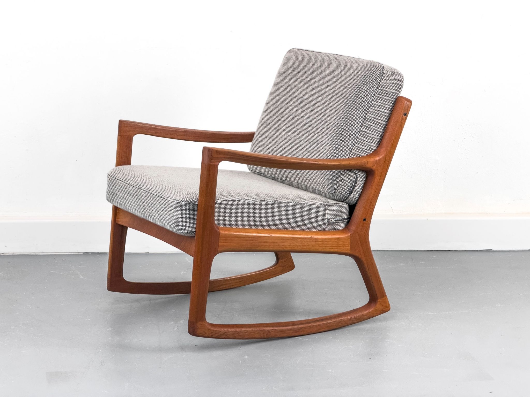 Senator Rocking Chair in Teak by Ole Wanscher for Cado, 1974