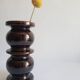 Tellor vase 70s brown old vintage