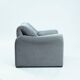 Chaise Maralunga avec repose-pieds par Vico Magistretti pour Cassina, années 1970