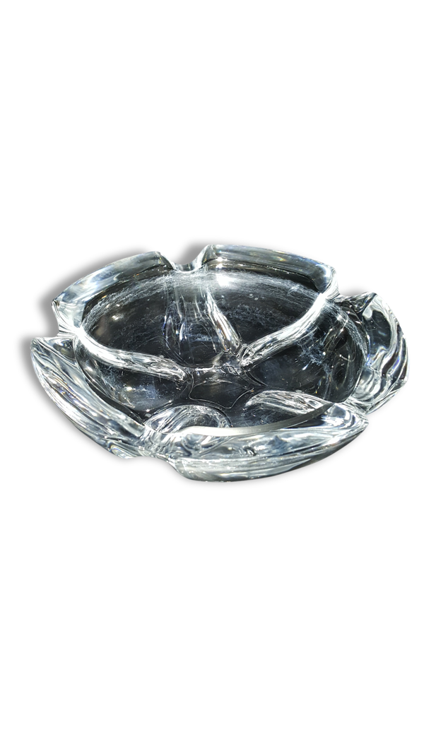 Grand cendrier en cristal