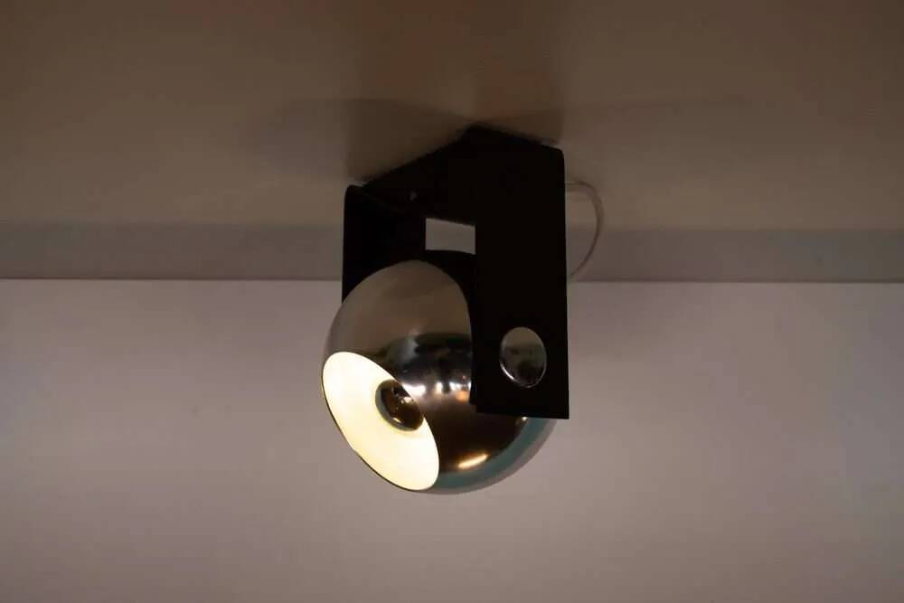 70s Space Age style globe lamp, table lamp, wall lamp or ceiling lamp.