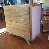 Vintage compass foot dresser