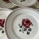 Assiettes plates Germaine Badonviller fleurs