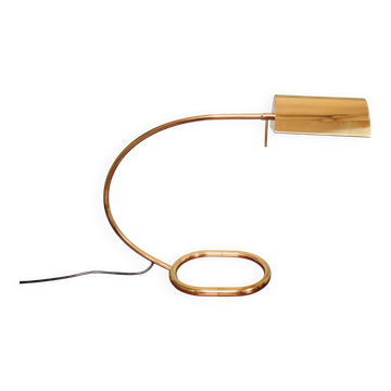 Grande lampe de bureau en laiton, Cosack Leuchten, 1970