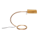 Large brass desk lamp, Cosack Leuchten, 1970