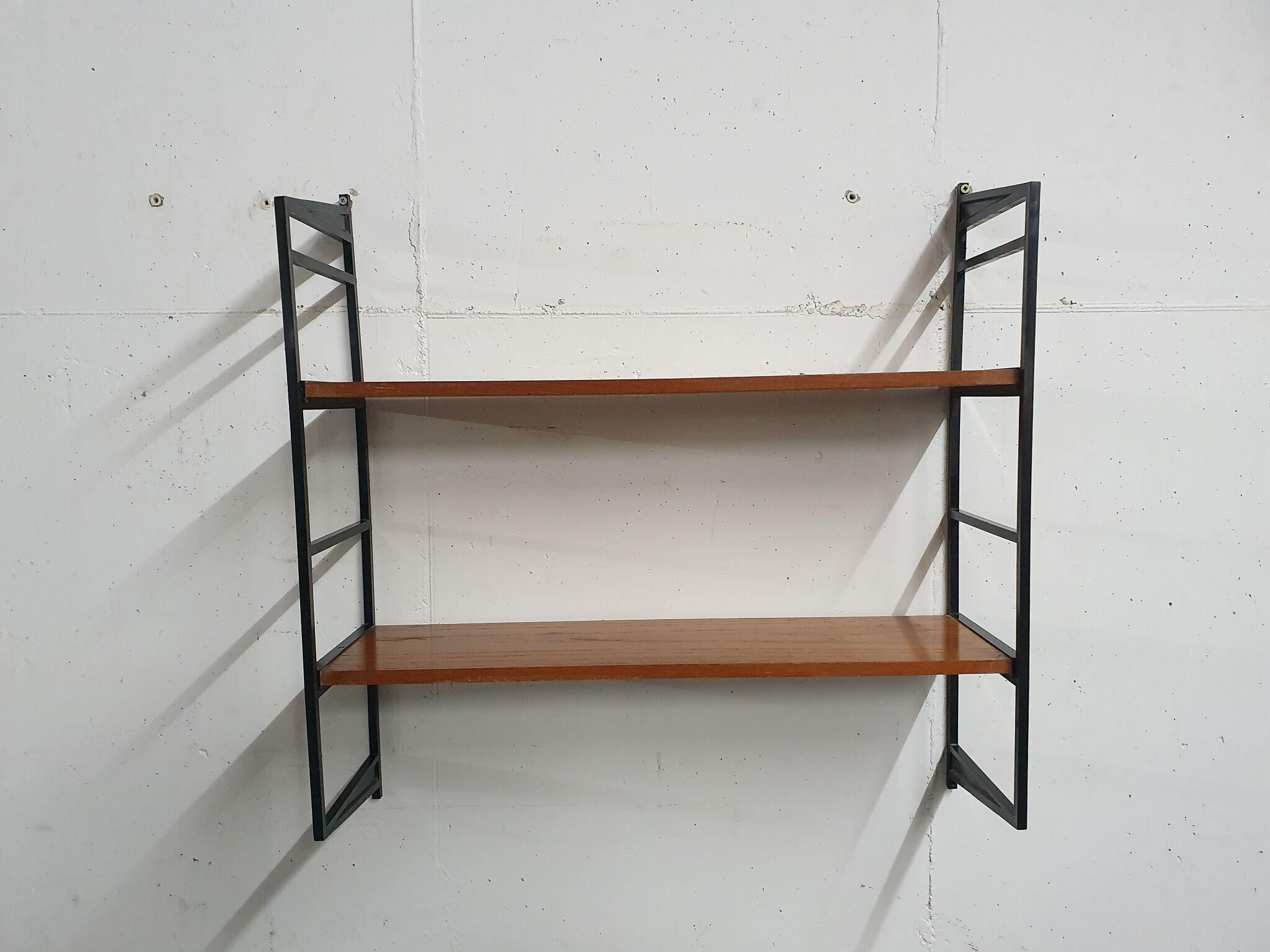 Vintage teak book shelves, The Netherlands 1960's