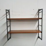 Vintage teak book shelves, The Netherlands 1960's