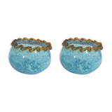 Pair of ball vases