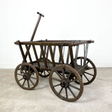Antique german goat cart farmhouse wagon