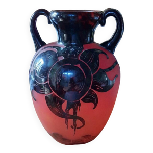 Vase ''le verre français - art