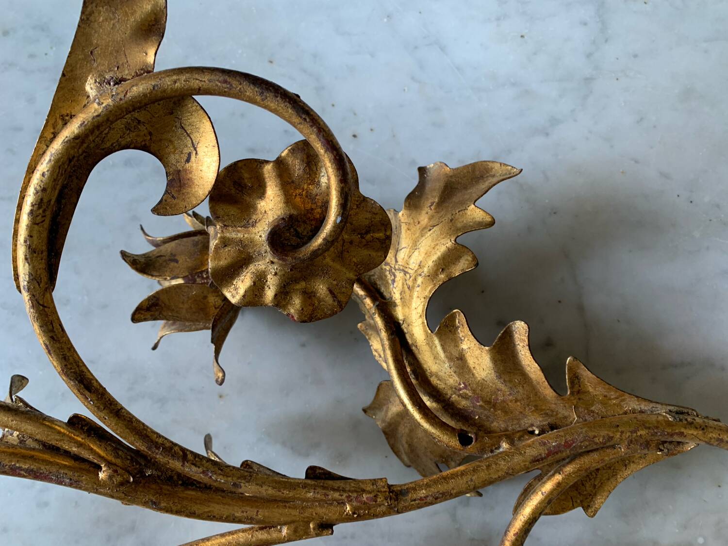 70s wall candle holder