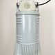 Black Enamel Vintage Industrial Pendant Lamp, 1960s