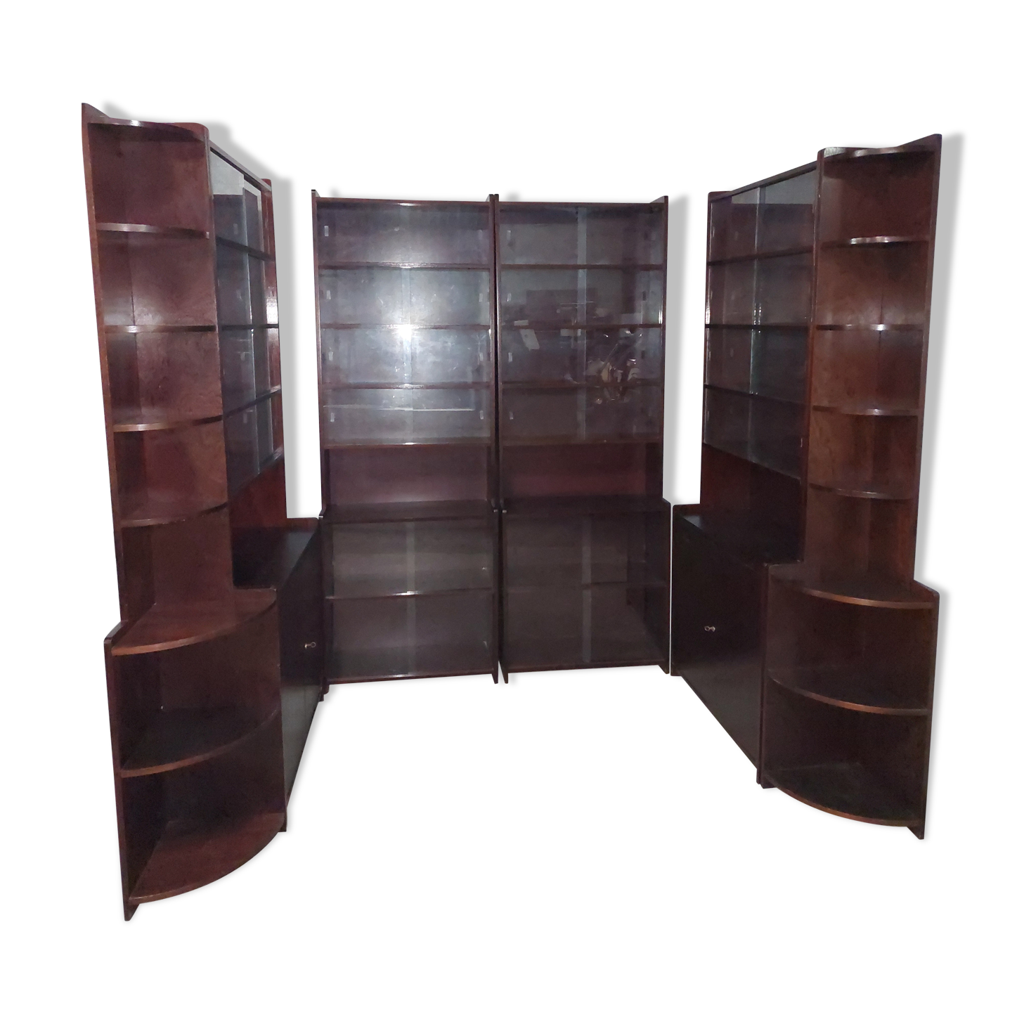 Modular showcase bookcase vintage used