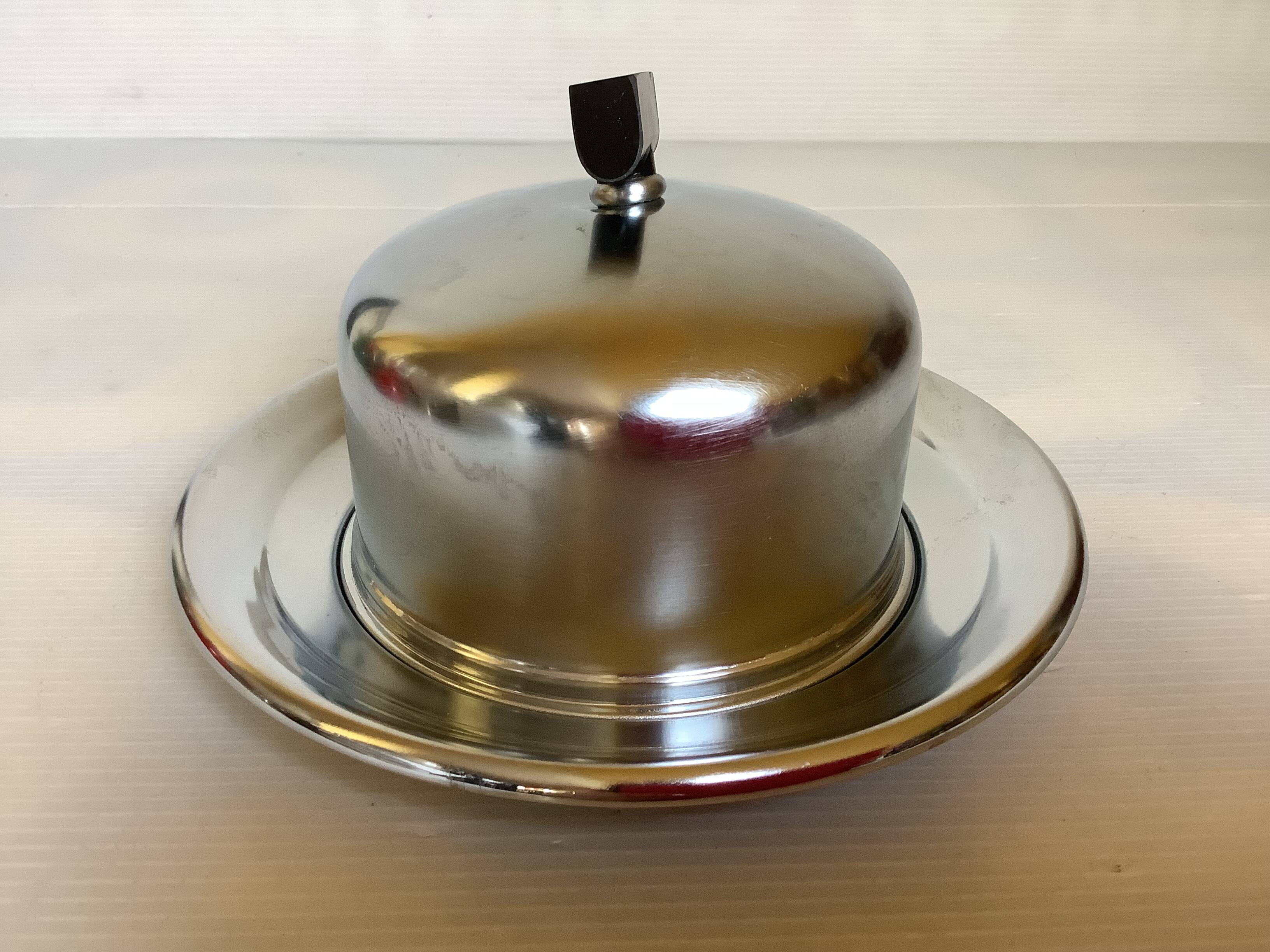 Old bell-shaped butter dish Demeyere Belgium