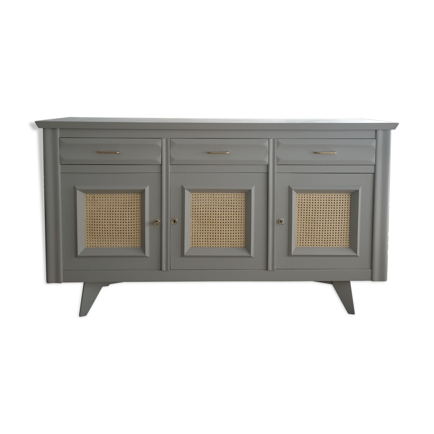 Vintage grey and canning sideboard