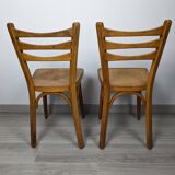 Pair of Baumann bistro chairs