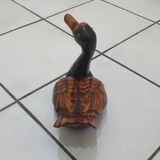 Large brown and black duck