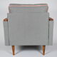 Mid-century original armchair Cube, 1970s,  restored, pied de poule