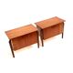 Two vintage bedside tables by Louis van Teeffelen for Wébé from the 1960s